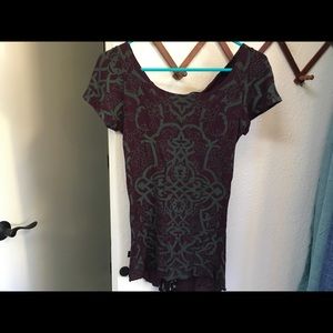 Intricate Design Top with Gems